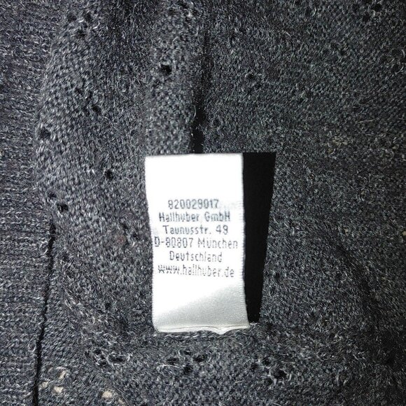 Hallhuber Trend Sweater Gray Dress Size Small Belt Loops Mohair Wool Nylon Poly - Picture 5 of 10